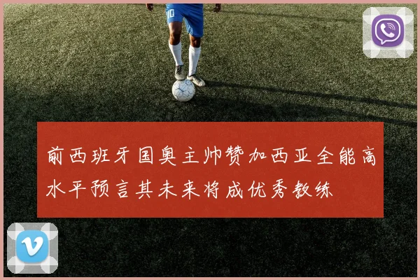 前西班牙国奥主帅赞加西亚全能高水平预言其未来将成优秀教练